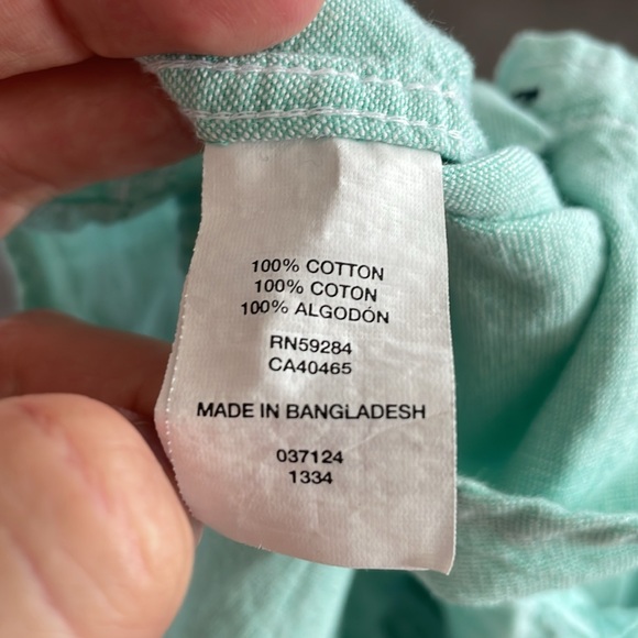 boy's light blue button-up shirt - Picture 4 of 4